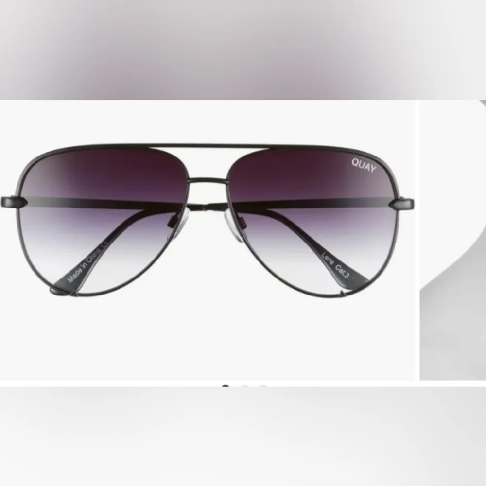 Quay high key ladies polarize Aviator sunglasses